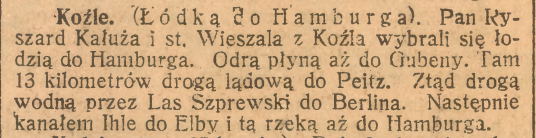 Koźle, Górnoślązak (11.08.1922)
