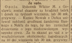 Opole, Nowiny Codzienne (16.08.1925)