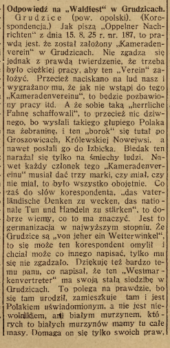 Opole, Nowiny Codzienne cz.1 (20.08.1925)