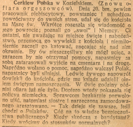 Cerkiew Polska, Górnoślązak (25.08.1922)
