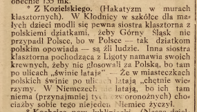 Kłodnica, Nowiny Codzienne (31.08.1919)