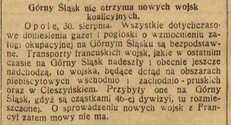 Opole, Górnoślązak (01.09.1920)