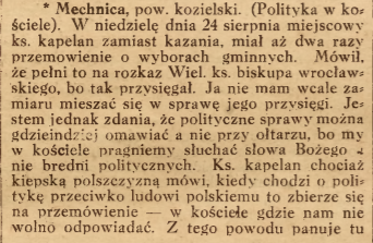 Mechnica, Nowiny Codzienne cz.1 (03.09.1919)