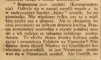 Boguszyce, Nowiny Codzienne cz.1 (03.09.1919)