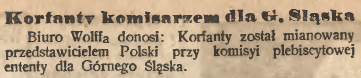 Górny Śląsk, Katolik (06.09.1919)