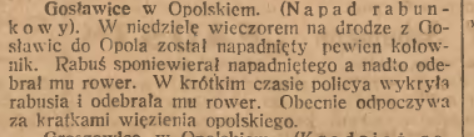 Gosławice, Katolik (21.09.1922)