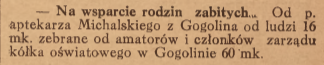 Gogolin, Nowiny Codzienne (24.09.1919)