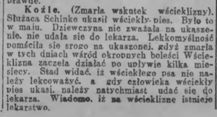Koźle, Goniec Śląski (29.09.1922)