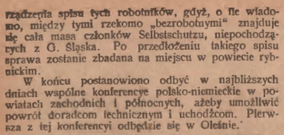 kozielski, raciborski, głubczycki powiat, Katolilk cz.2 (08.10.1921)