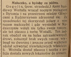 Gogolin, Nowiny Codzienne (08.10.1925)