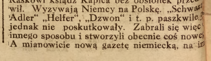 Opole, Nowiny Codzienne cz.2 (12.10.1919)