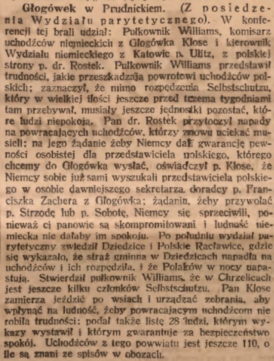 Głogówek, Chrzelice, Katolik (20.10.1921)