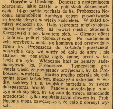 Gorzów, Zdziechowice, Górnoślązak (21.10.1920)