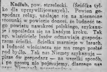 Kadłub, Goniec Śląski (03.11.1921)