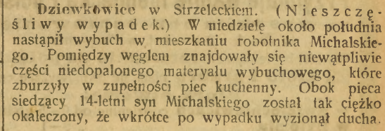 Dziewkowiec, Górnoślązak (04.11.1921)