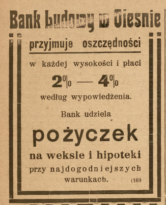 Olesno, Nowiny Codzienne (12.11.1919)