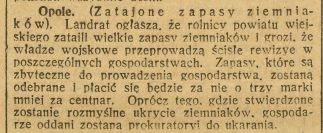 Opole, Głos Śląski (17.11.1917)