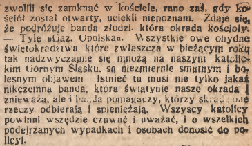 Wysoka, Katolik cz.2 (18.11.1919)