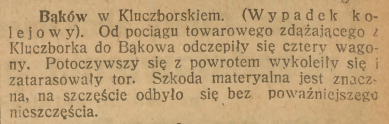 Bąków, Kluczbork, Górnoślązak (18.11.1922)