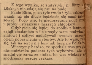 Opole, Nowiny Codzienne cz.5 (22.11.1919)