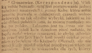 Opole (Groszowice), Nowiny cz.1 (22.11.1918)