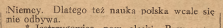 Krzanowice, Nowiny Codzienne cz.2 (22.11.1919)