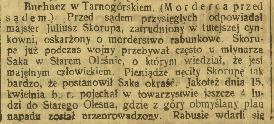 Buchacz, Olesno, Górnoślązak cz.1 (24.11.1921)