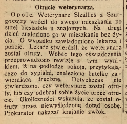 Opole, Nowiny Codzienne (26.11.1925)