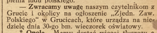Grucice, Nowiny Codzienne (29.11.1919)