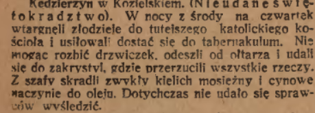 Kędzierzyn, Katolik (30.11.1922)
