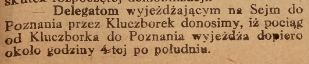 Kluczbork, Nowiny (01.12.1918)