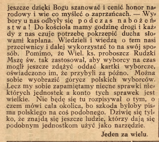 Przywory, Nowiny Codzienne cz.2 (07.12.1919)