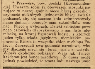 Przywory, Nowiny Codzienne cz.1 (07.12.1919)