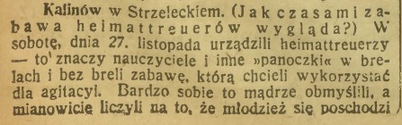 Kalinów, Górnoślązak cz.1 (15.12.1920)