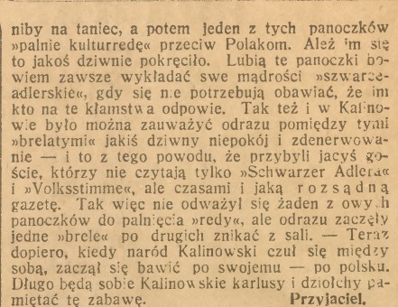 Kalinów, Górnoślązak cz.2 (15.12.1920)