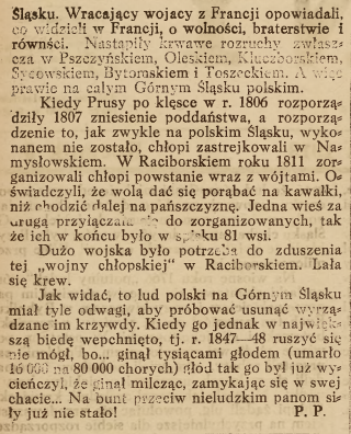 Opole, Rybnik, Prudnik, Nowiny Codzienne cz.5 (16.12.1919)