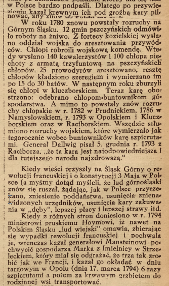 Opole, Rybnik, Prudnik, Nowiny Codzienne cz.3 (16.12.1919)