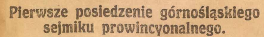 Opole, Wrocław, Górnoślązak cz.1 (20.12.1922)