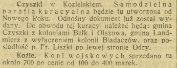 Cisek, Górnoślązak (22.12.1918)