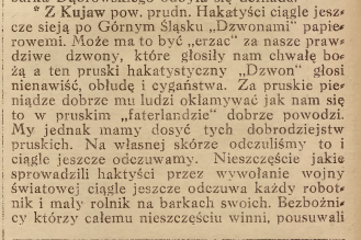 Kujawy, Nowiny Codzienne cz.1 (23.12.1919)