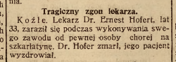 Kędzierzyn-Koźle, Nowiny Codzienne (30.12.1925)