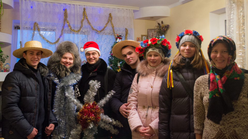 Колядники на Різдво в Україні (фото Оксани Дуплій)