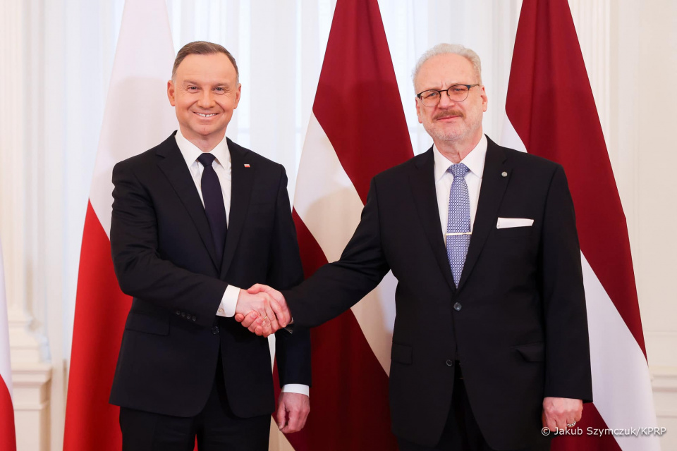 Президент Латвії: ті, хто спричинив війну в Україні, мають бути покарані (фото Канцелярії Президента Польщі)
