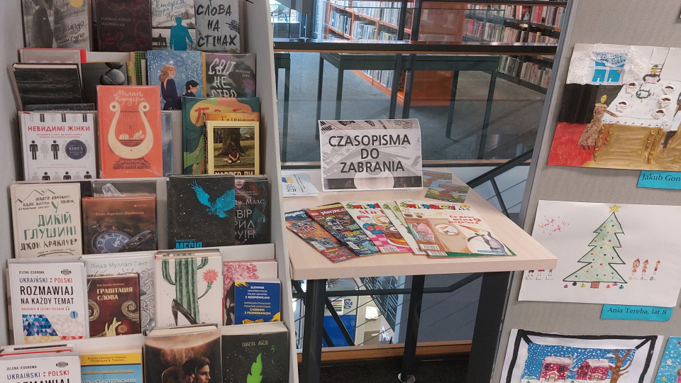 У мережі Міської публічної бібліотеки в Ополі – понад 600 книг українською (фото Світлани Мех)