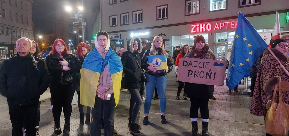 В Ополі відбулася акція на підтримку України (фото Світлани Мех)
