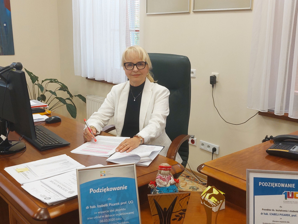 Проректорка з питань студентів та навчального процесу Опольського університету Ізабела Пісарек (фото Свіилани Мех)