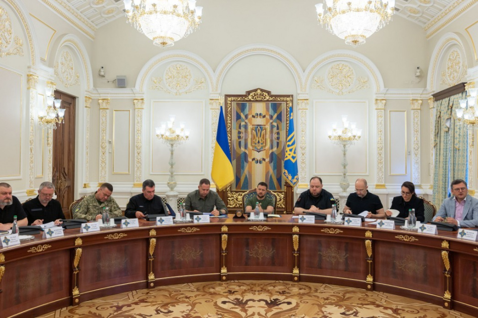 Засідання РНБО (фото Офіс Президента України)