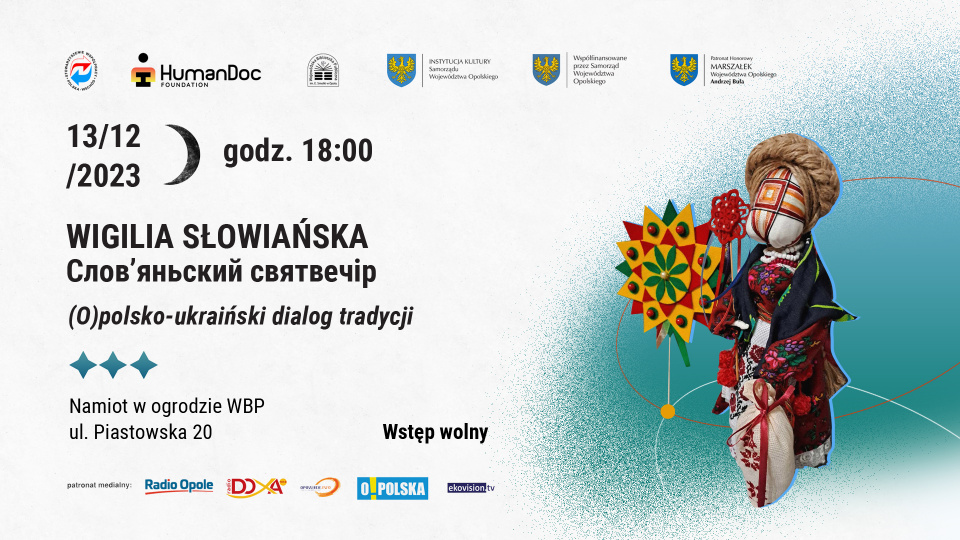 "Слов’янський Святвечір" - передріздвяна зустріч у Воєводській публічній бібліотеці (Плакат організаторів)