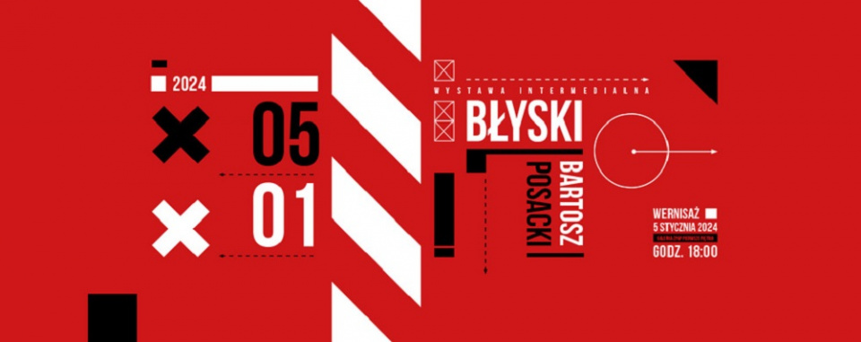 Плакат організаторів виставки "Błyski"
