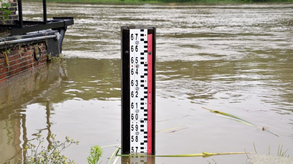 Вимірювая рівня води (Фото Данієль Клімчак)